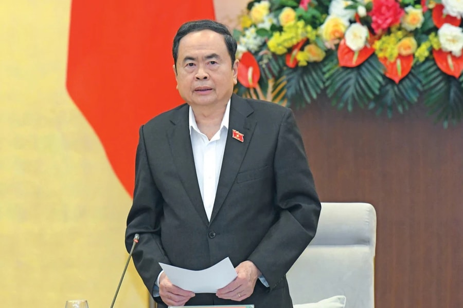 Chủ tịch Quốc hội Trần Thanh Mẫn ký ban hành các nghị quyết của Ủy ban Thường vụ Quốc hội khóa XV