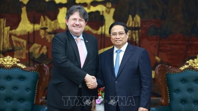 Thủ tướng tiếp Đại sứ Áo tại Việt Nam Philippo Agathonos