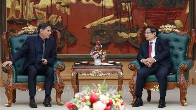 Thủ tướng Phạm Minh Chính tiếp Chủ tịch Tập đoàn Skoda Auto