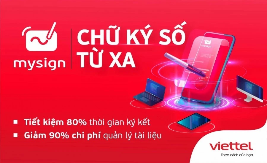 Miễn phí tạo mới tài khoản chữ ký số MySign Viettel cho người dân trên ứng dụng VNeID