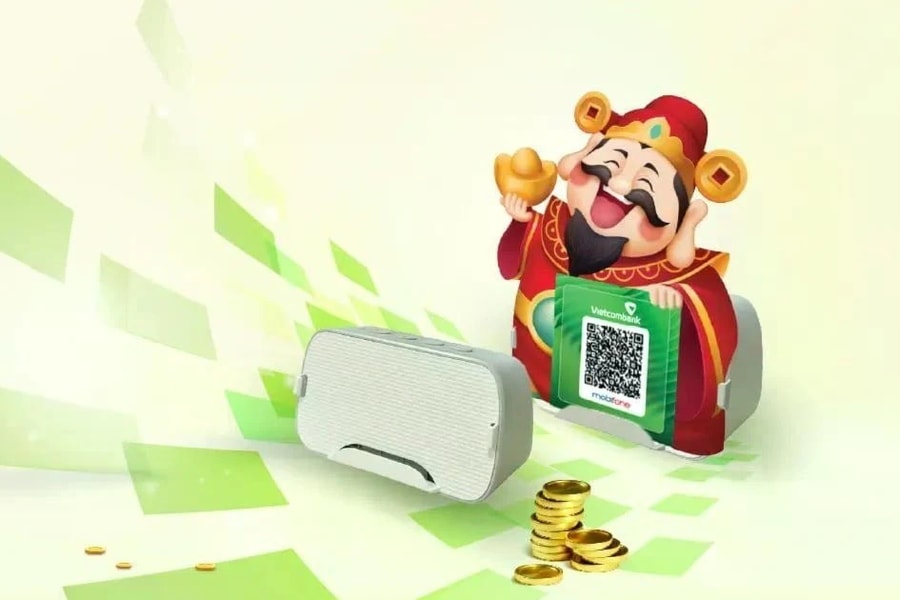 Vietcombank và MobiFone ra mắt “Loa thần tài” thông báo biến động tài khoản bằng giọng nói
