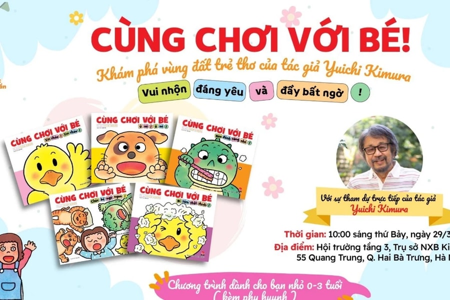 Gặp gỡ tác giả sách thiếu nhi nổi tiếng Nhật Bản Yuichi Kimura