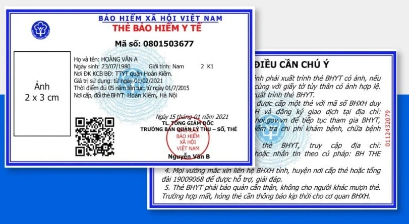 Tiếp tục sử dụng phôi thẻ bảo hiểm y tế cũ đến hết ngày 31.5.2025