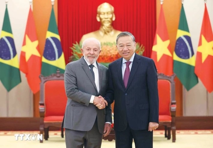 Tổng Bí thư Tô Lâm: Tạo thuận lợi cho thương mại song phương Việt Nam - Brazil