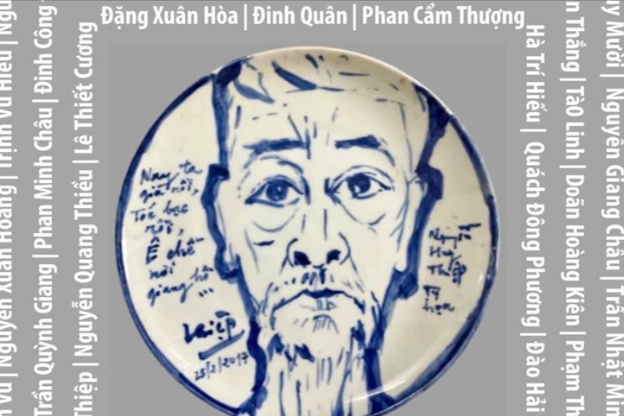 Văn chương Nguyễn Huy Thiệp trên gốm