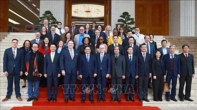 Thủ tướng Phạm Minh Chính tiếp đoàn lãnh đạo các Trường Đại học của Hoa Kỳ