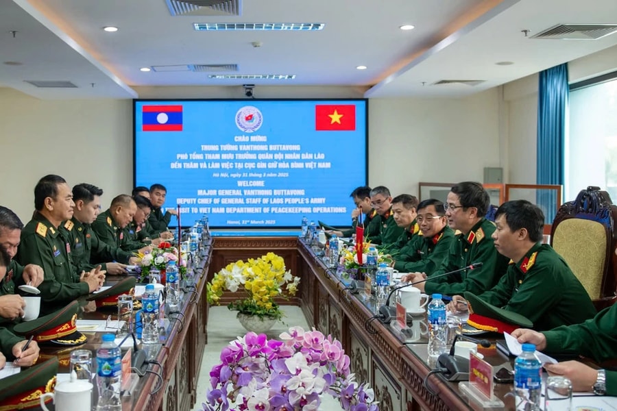 Việt Nam sẽ hỗ trợ Lào trong lĩnh vực gìn giữ hòa bình Liên Hợp Quốc