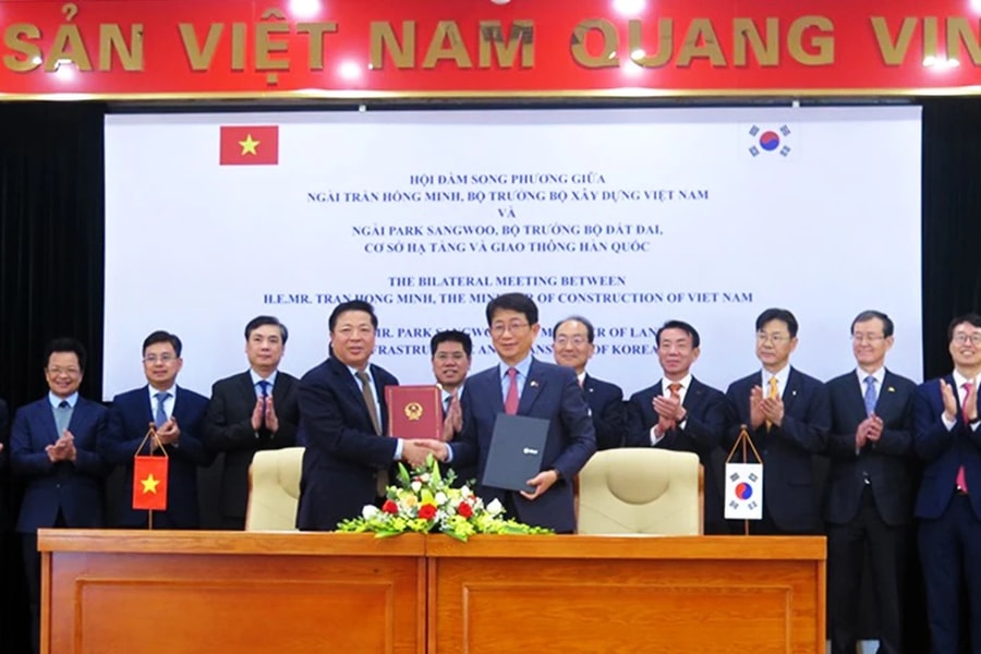 Việt Nam - Hàn Quốc ký kết biên bản ghi nhớ, hợp tác phát triển đường sắt