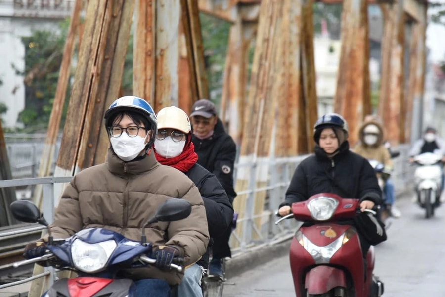 Dự báo thời tiết ngày 1.4: Khu vực Bắc Bộ trời rét đậm, Nam Bộ có nơi mưa to