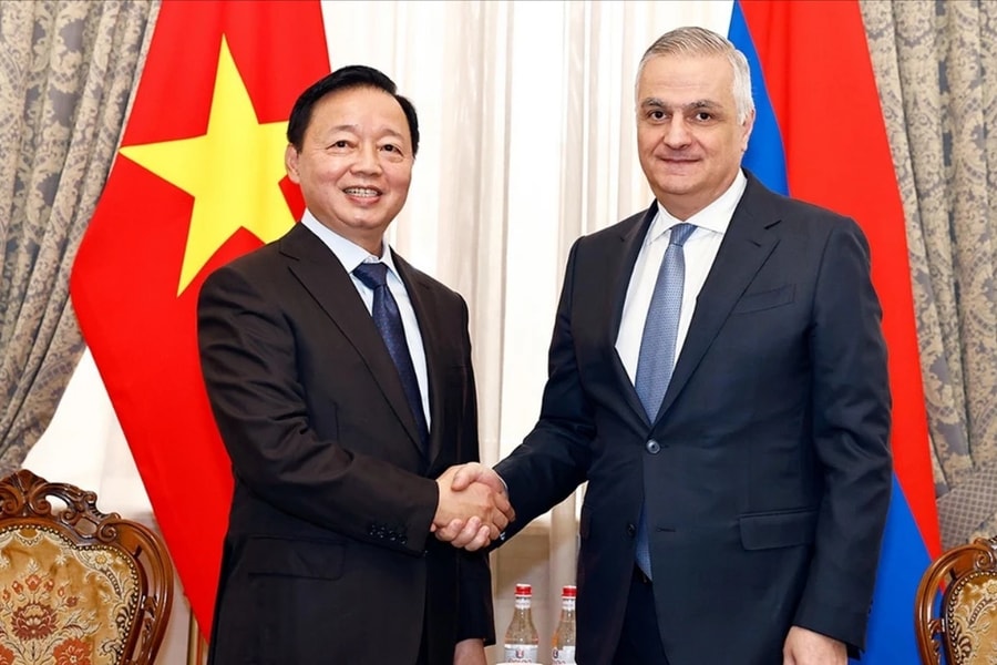 Phó Thủ tướng Chính phủ Trần Hồng Hà hội đàm với Phó Thủ tướng Armenia Mher Grigoryan