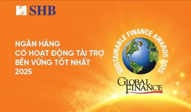 SHB năm thứ ba liên tiếp được vinh danh Ngân hàng Việt Nam có hoạt động Tài trợ Bền vững tốt nhất