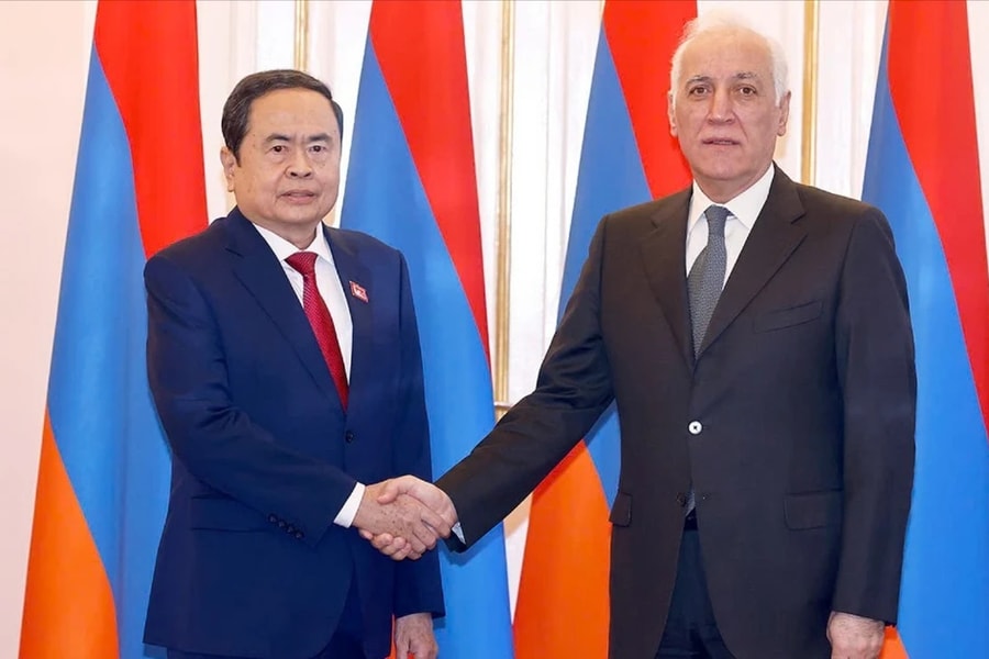Dấu mốc quan trọng thúc đẩy hơn nữa quan hệ hữu nghị truyền thống, mở rộng hợp tác Việt Nam - Armenia