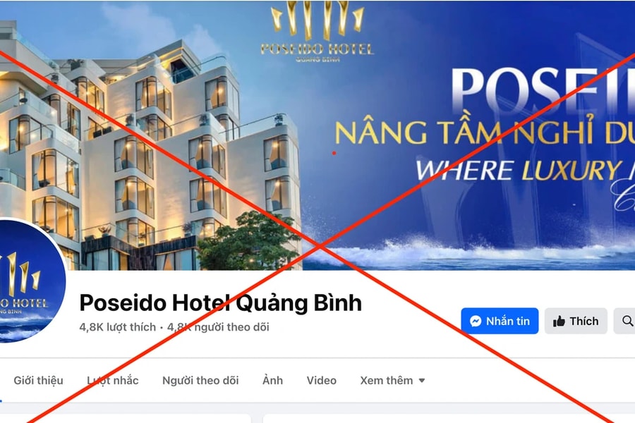 Xuất hiện trang giả mạo cơ sở du lịch Quảng Bình khiến du khách mất tiền oan