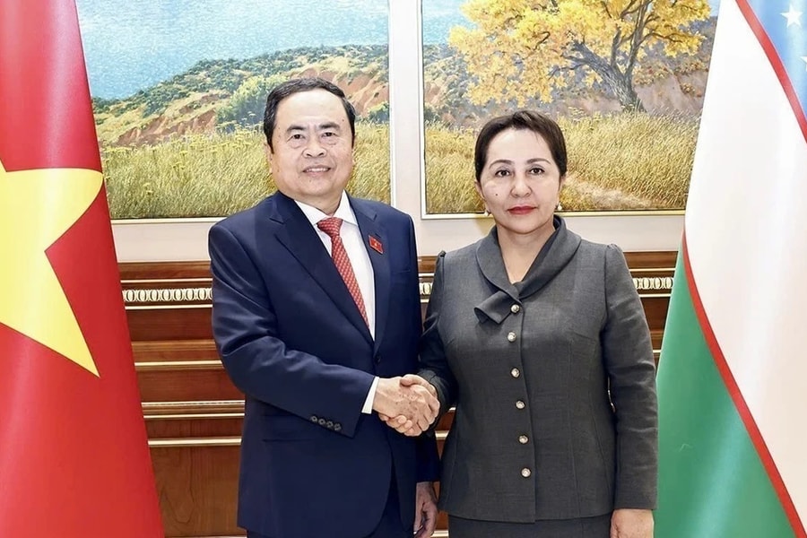 Chủ tịch Quốc hội Trần Thanh Mẫn hội đàm với Chủ tịch Thượng viện Uzbekistan Tanzila Narbaeva