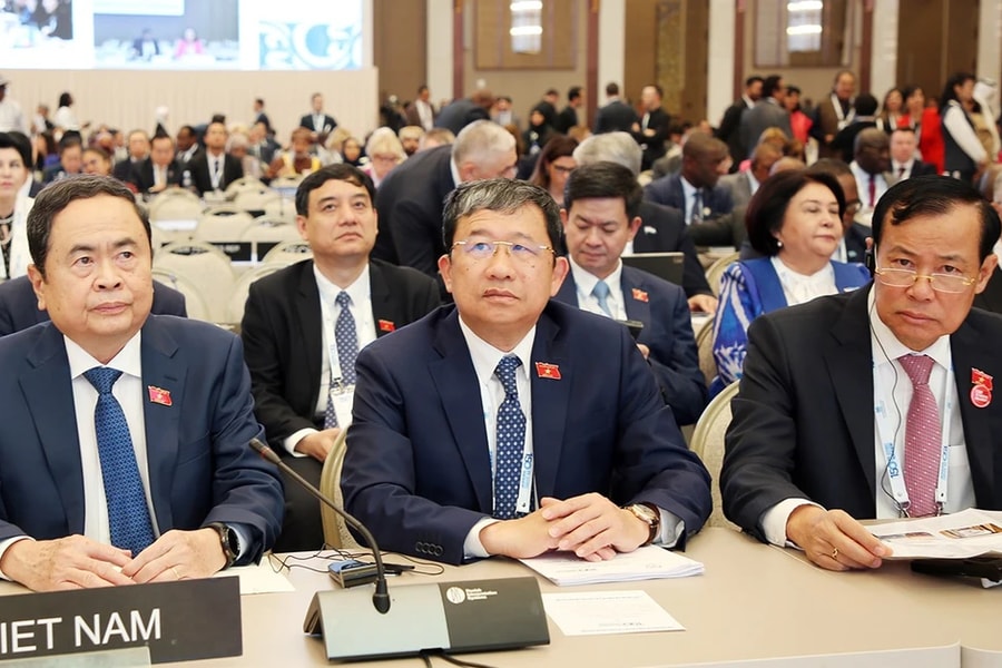 Chủ tịch Quốc hội Trần Thanh Mẫn tham dự Phiên thảo luận chung của Đại hội đồng IPU-150