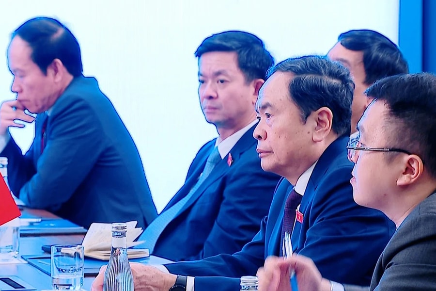 Chủ tịch Quốc hội Trần Thanh Mẫn gặp Chủ tịch Hạ viện Bỉ và Chủ tịch Thượng viện Bỉ