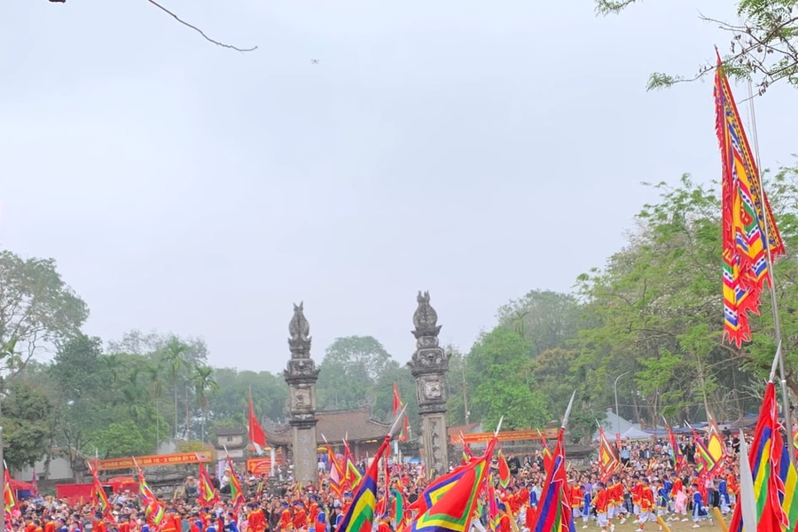 Độc đáo nghi lễ Nghiềm quân tại Hội Giá Yên Sở