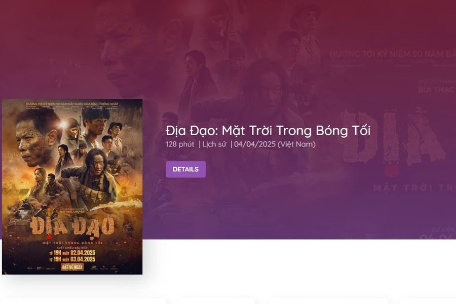  “Địa đạo” đưa phim lịch sử, chiến tranh trở lại