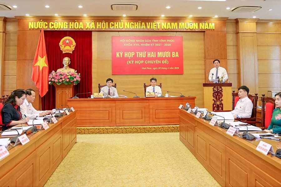 HĐND tỉnh Vĩnh Phúc thông qua 7 nghị quyết tại Kỳ họp thứ 23