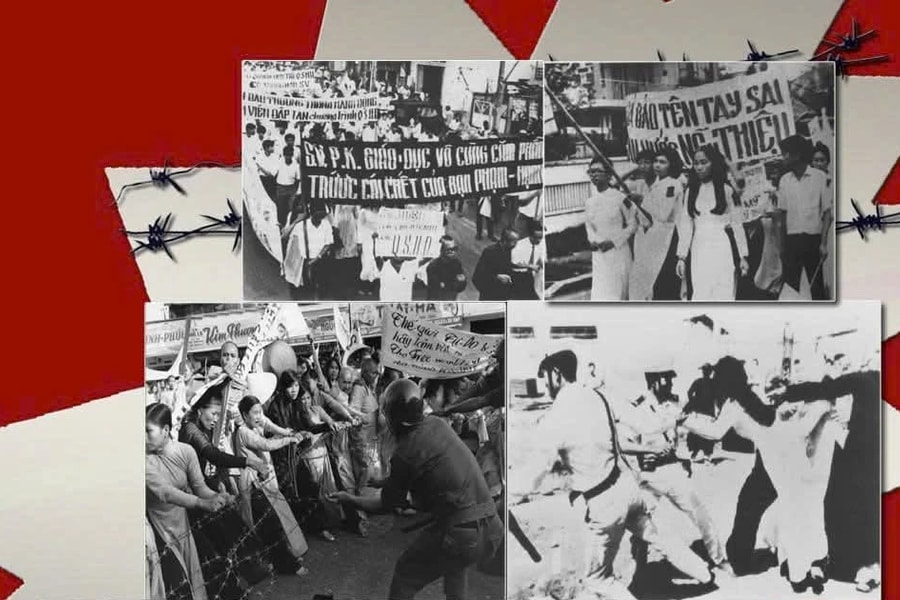 Áo dài phụ nữ Việt Nam qua khói lửa chiến tranh