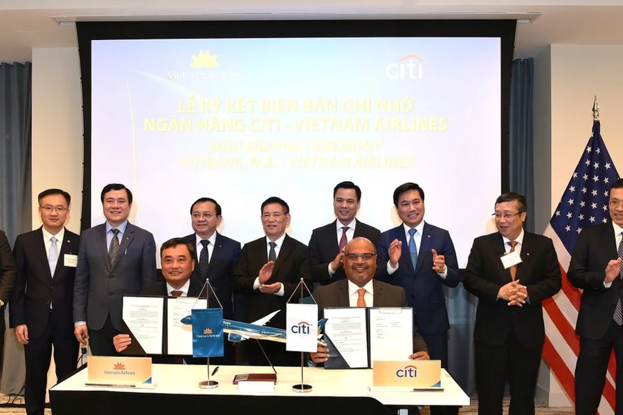 Vietnam Airlines ký kết Biên bản ghi nhớ với Ngân hàng Citi trị giá từ 560 triệu USD trở lên 