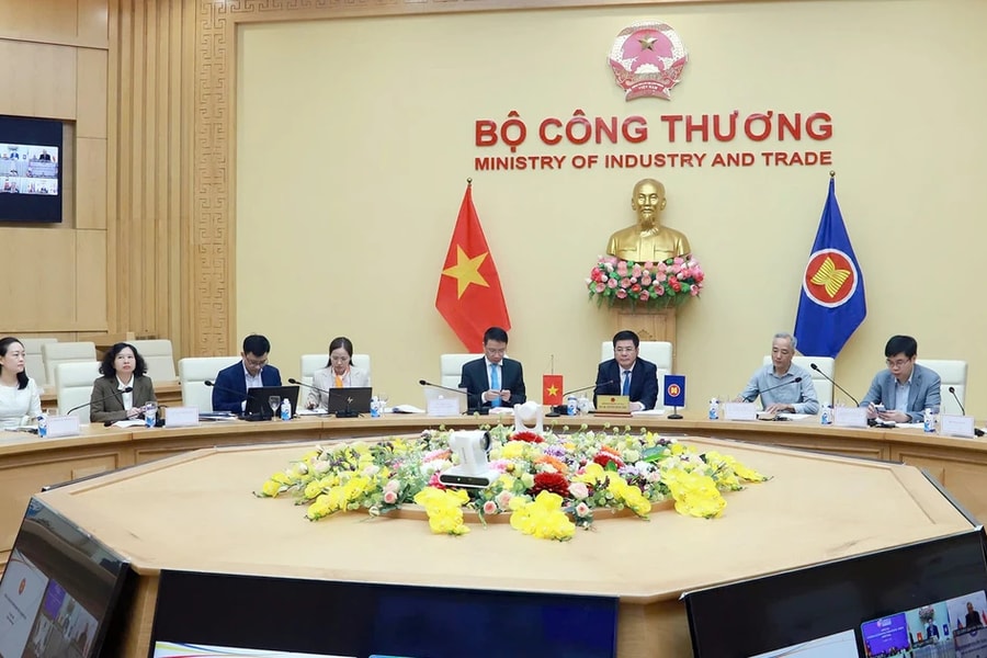 Hội nghị Bộ trưởng Kinh tế ASEAN đặc biệt về chính sách thuế quan của Hoa Kỳ 