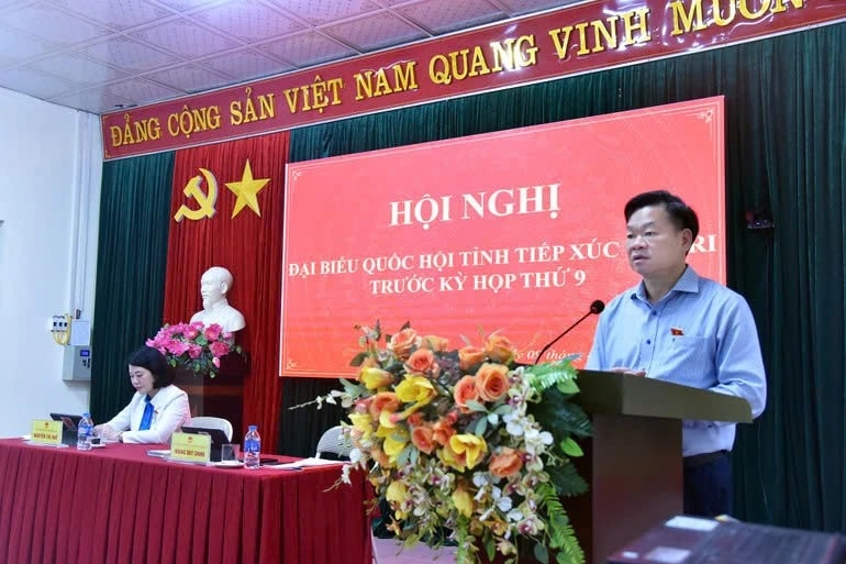 Đoàn ĐBQH tỉnh Bắc Kạn tiếp xúc cử tri trước Kỳ họp thứ Chín, Quốc hội khóa XV