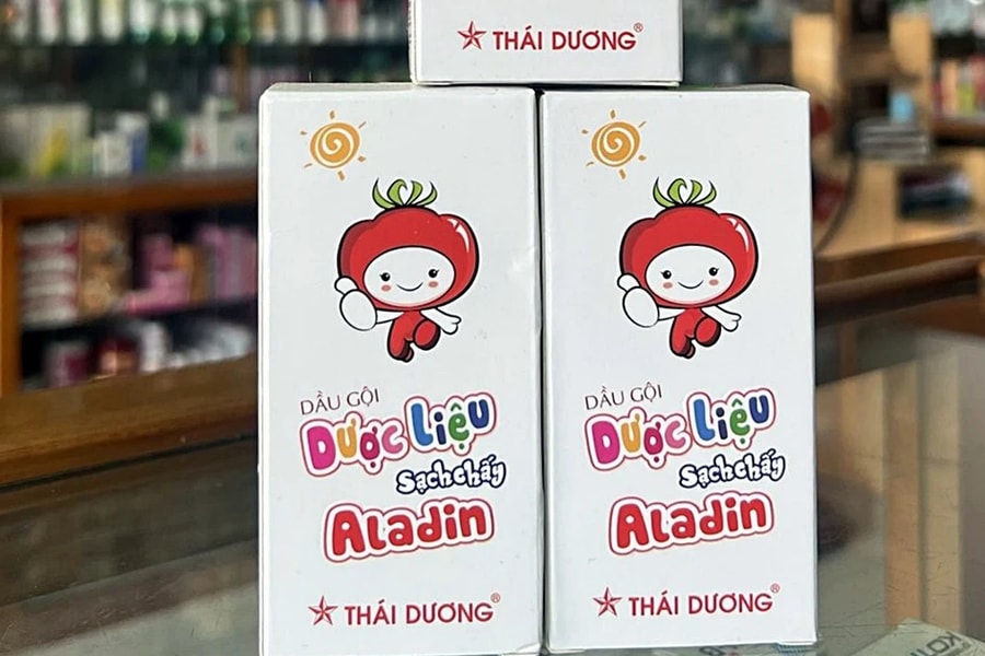 Dầu gội dược liệu trị chấy Aladin Sao Thái Dương bị yêu cầu thu hồi
