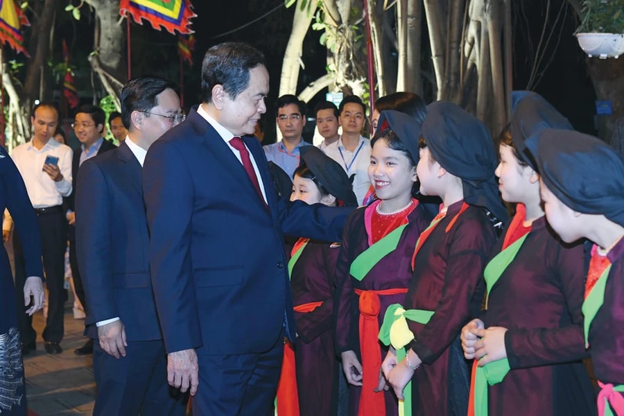 Chủ tịch Quốc hội Trần Thanh Mẫn dự Lễ đón nhận Bằng xếp hạng Di tích Quốc gia đặc biệt đình Đình Bảng, Di tích Quốc gia nhà lưu niệm đồng chí Lê Quang Đạo