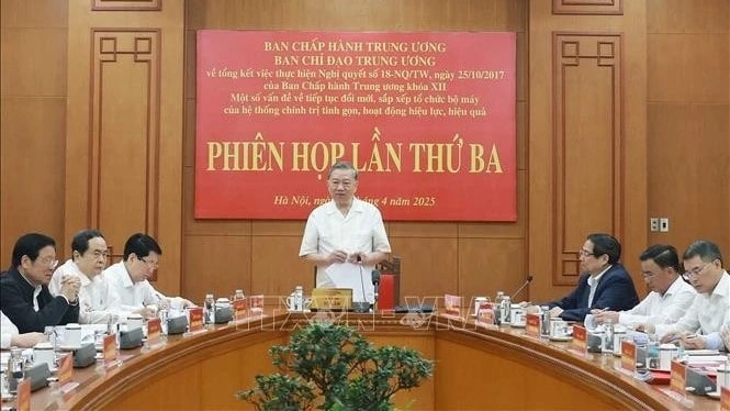 Tổng Bí thư Tô Lâm: Sắp xếp tin gọn bộ máy- chậm một việc là chậm cả hệ thống