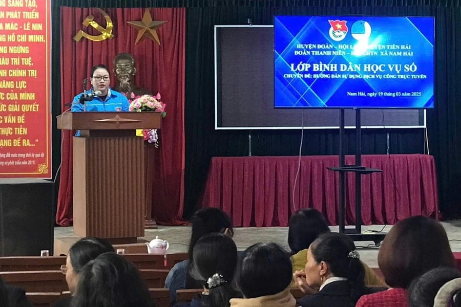 Tuổi trẻ Thái Bình với phong trào "Bình dân học vụ số"