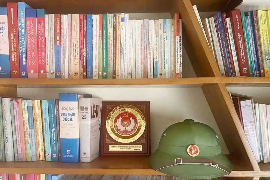 Chiếc mũ cối đặc biệt của nữ quân nhân tại đấu trường nhan sắc Hoa hậu Việt Nam 2024