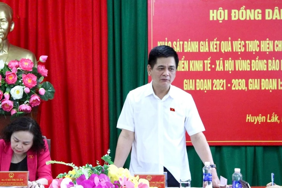 Hội đồng Dân tộc khảo sát việc thực hiện Chương trình phát triển kinh tế - xã hội vùng đồng bào dân tộc thiểu số và miền núi tại huyện Lắk, Đắk Lắk