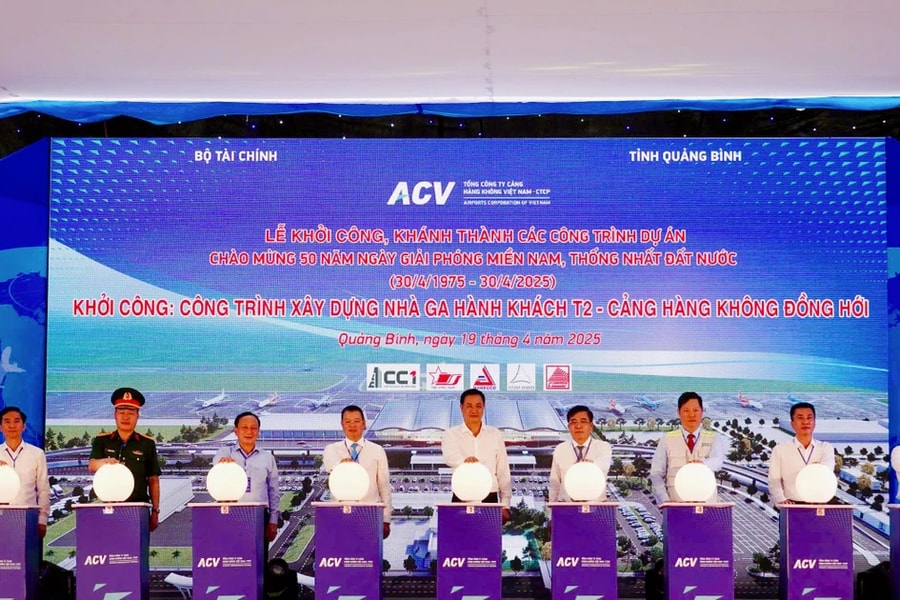 Khởi công Nhà ga T2 Cảng hàng không Đồng Hới, phục vụ 3 triệu khách mỗi năm