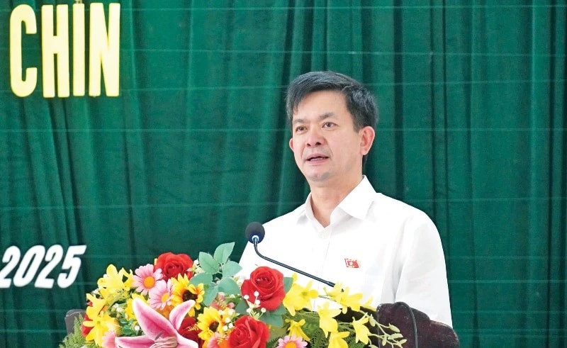 Tổng Thư ký Quốc hội, Chủ nhiệm Văn phòng Quốc hội Lê Quang Tùng tiếp xúc cử tri tại Quảng Trị