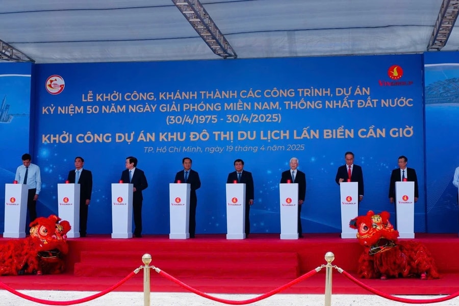 Khởi công dự án Khu đô thị du lịch lấn biển Cần Giờ