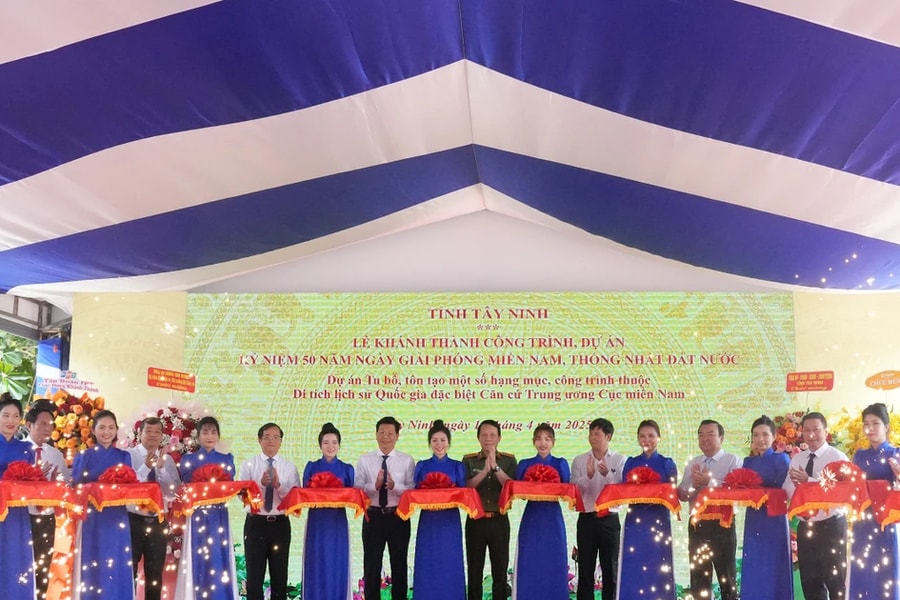 Khánh thành công trình tu bổ Khu di tích Trung ương Cục miền Nam tại Tây Ninh