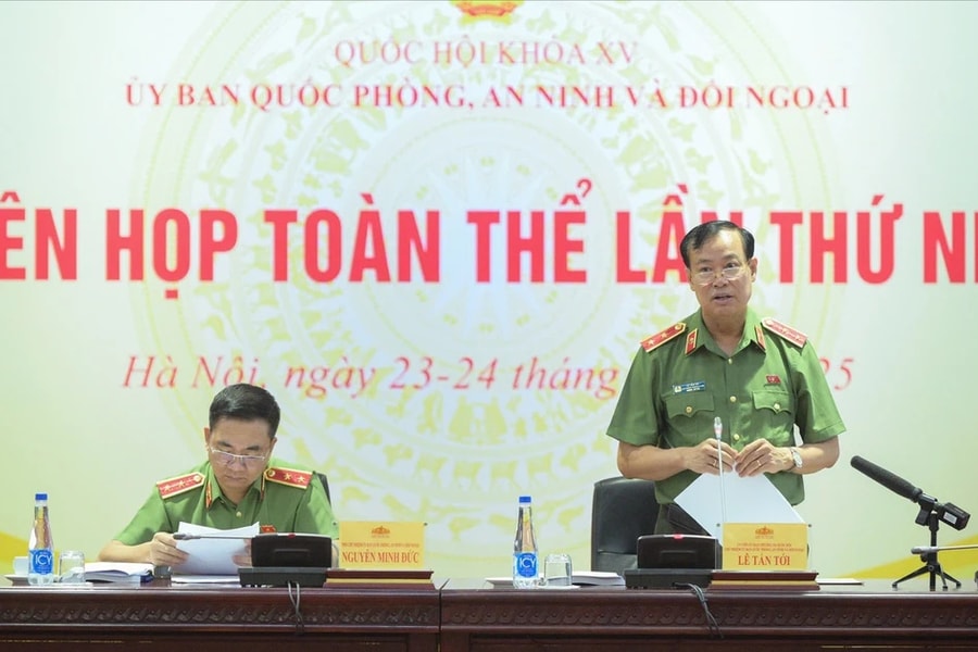 Ủy ban Quốc phòng, An ninh và Đối ngoại thẩm tra dự án Luật Bảo vệ dữ liệu cá nhân