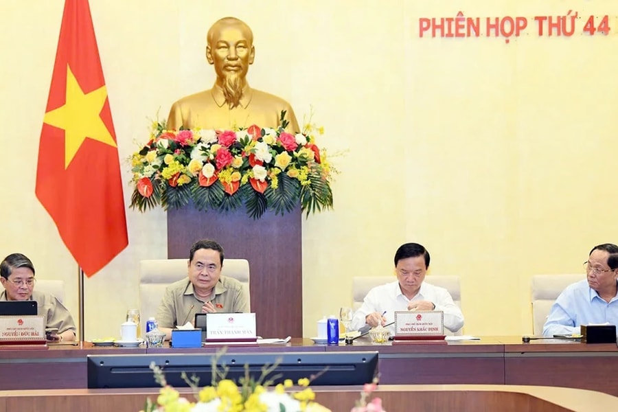 Chủ tịch Quốc hội Trần Thanh Mẫn dự Hội nghị cho ý kiến về App Quốc hội và trợ lý ảo