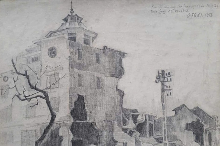 Từ chiến tranh đến hòa bình qua tranh Nguyễn Quốc Thái