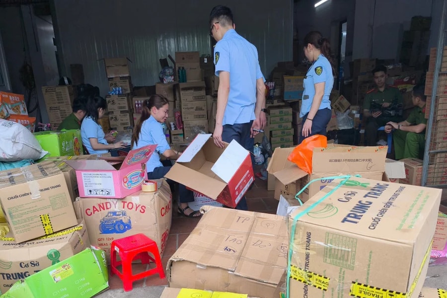 Bắc Giang: Xử lý cơ sở sản xuất hàng hóa có dấu hiệu giả mạo bao bì, nhãn mác