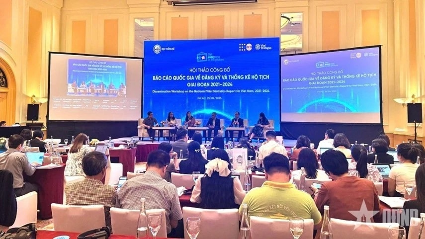 Lần đầu tiên công bố Báo cáo quốc gia về đăng ký và thống kê hộ tịch