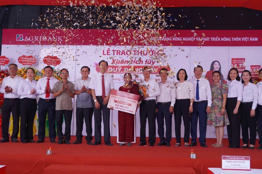 Giải Đặc biệt “Xuân tích lũy - Quỹ đong đầy” của Agribank đã có chủ!