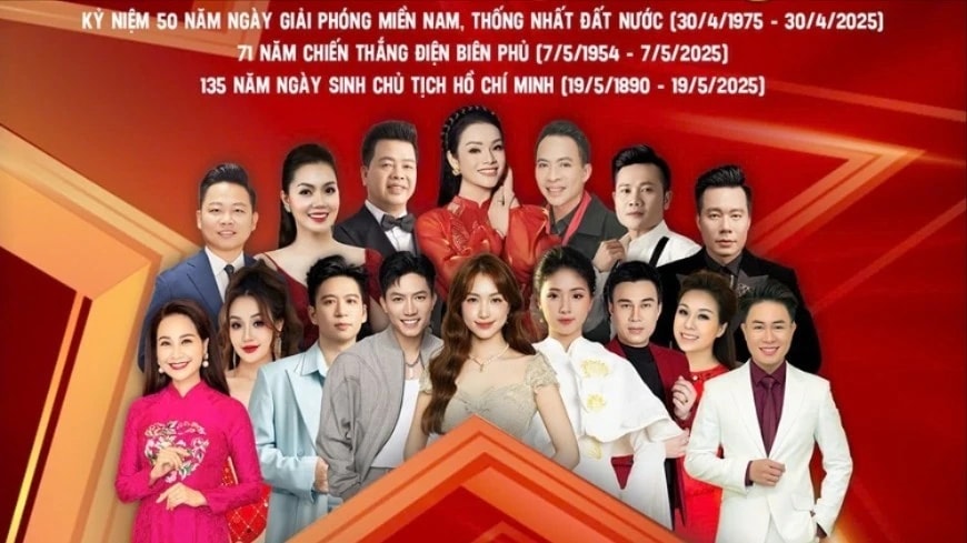 Chương trình nghệ thuật "Non sông gấm vóc" tại Điện Biên