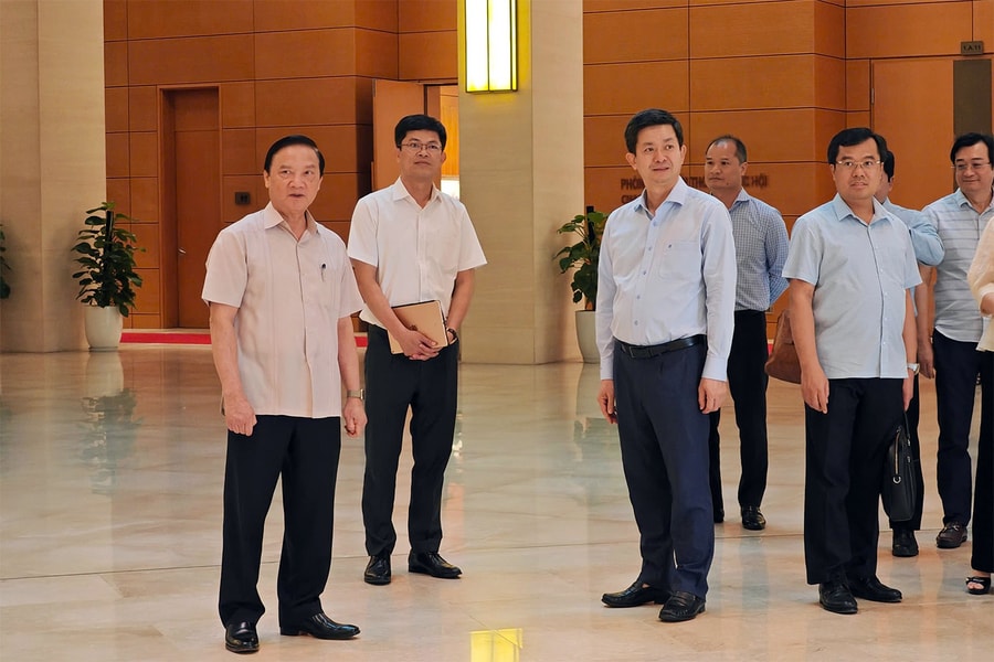 Phó Chủ tịch Quốc hội Nguyễn Khắc Định kiểm tra tổng thể công tác chuẩn bị Kỳ họp thứ Chín, Quốc hội Khóa XV