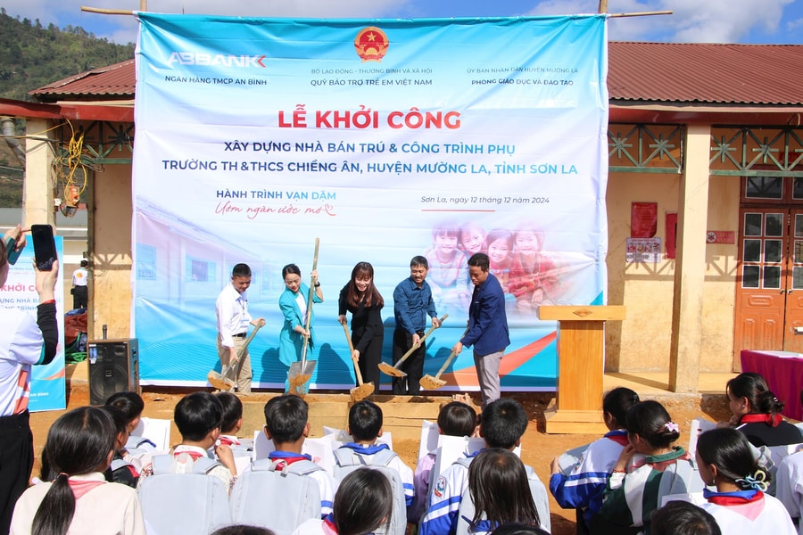 ABBANK xây nhà bán trú cho học sinh vùng cao từ sáng kiến thể thao gây quỹ