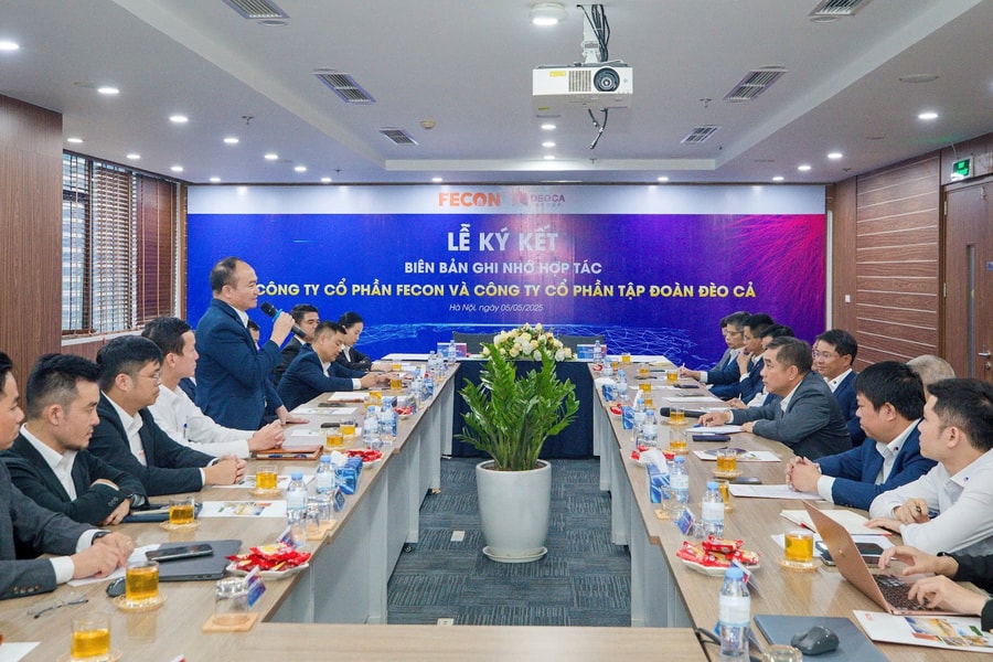 Tập đoàn Đèo Cả và Tập đoàn FECON ký kết biên bản ghi nhớ hợp tác