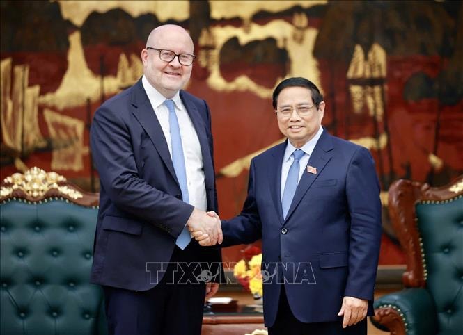 Thủ tướng Phạm Minh Chính tiếp Chánh án và đoàn đại biểu Tòa án quốc tế về Luật biển