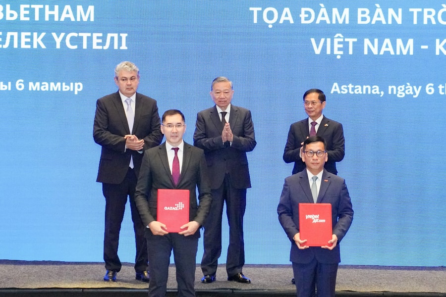 Vietjet ra mắt hãng hàng không Vietjet Qazaqstan