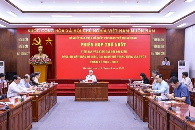 Phiên họp thứ nhất Tiểu ban văn kiện Đại hội đại biểu Đảng bộ MTTQ, các đoàn thể Trung ương